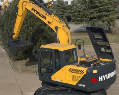 Used Hyundai Excavator crawler excavator R130LC-5