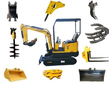 What are the common excavators in the project construction?