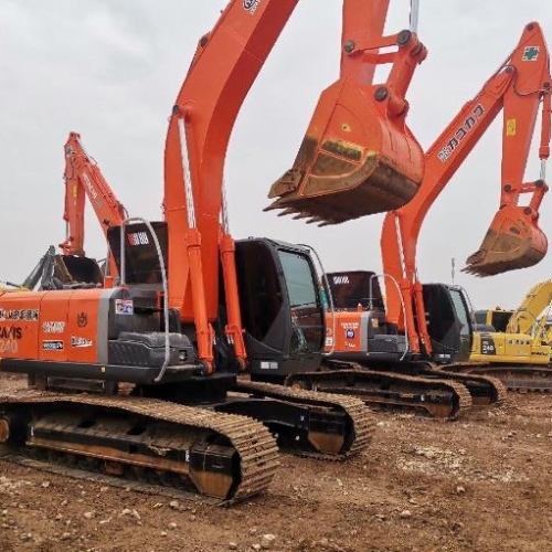 Sales of second-hand Hitachi ZX240 excavator in stock