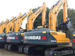 Used Hyundai Excavator R225LVS Idle medium excavator