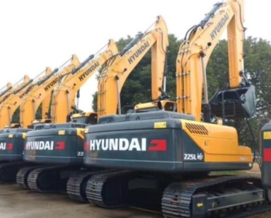 Used Hyundai Excavator R225LVS Idle medium excavator