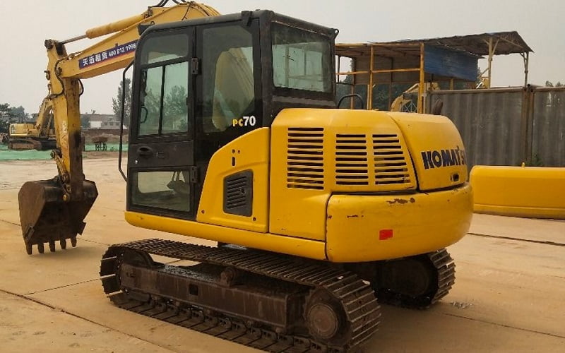 Used Komatsu Excavator PC70-8 Idle excavator tools