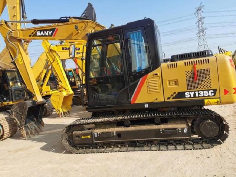 Used excavator Sany 135C Sales of new Sany excavator