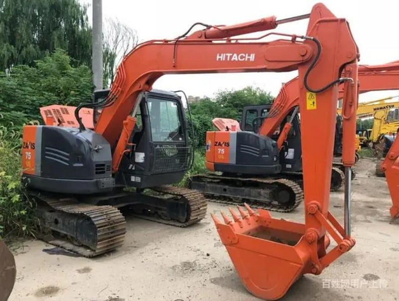 Used Hitachi Excavator ZX75-6A Excavator accessories 