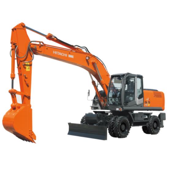 Sales of second-hand Hitachi ZX140 wheel excavator