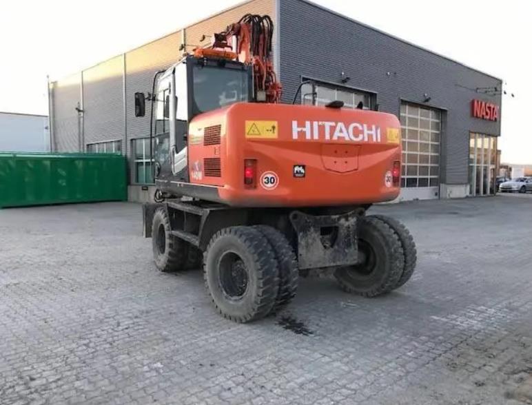 Sales of second-hand Hitachi ZX140 wheel excavator