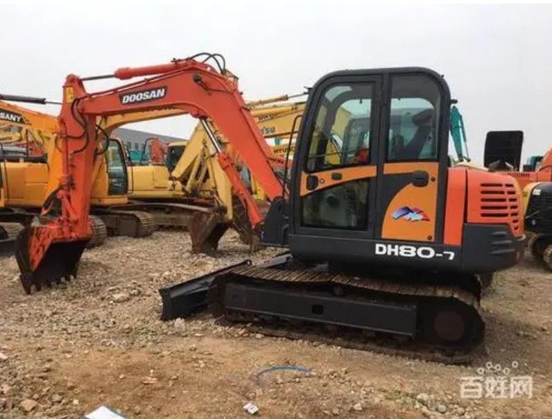 Sales of second-hand Doosan DH80 excavator original stock